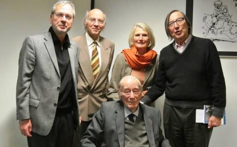 Michel Richonnier, tout à droite sur la photo